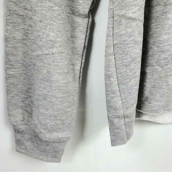 C&C California Oversize Soft Grey Crewneck Sweatshirt Shopping Crew Large - Picture 5 of 8